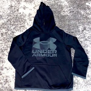 Boys Under Armour Hooded Sweatshirt - XSmall